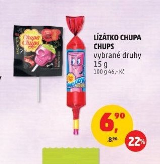 LÍZÁTKO CHUPA CHUPS
