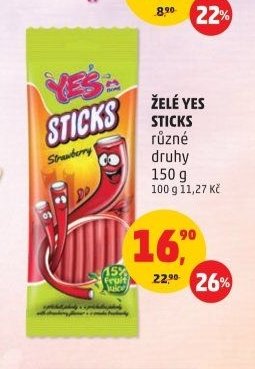 ŽELÉ YES STICKS
