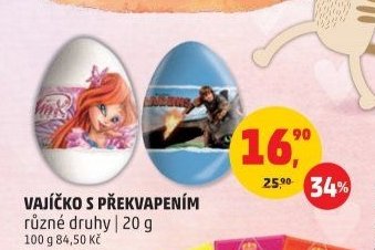 VAJÍČKO S PŘEKVAPENÍM