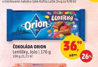 ČOKOLÁDA ORION