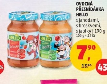 Ovocná přesnídávka Hello