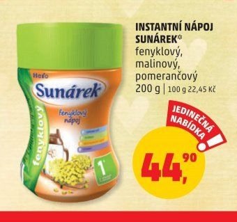 Instantní nápoj Sunárek fenyklový