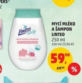 Mycí mléko a šampon Linteo