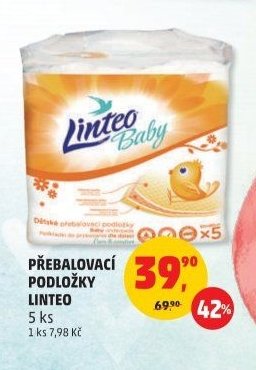 Přebalovací podložky Linteo
