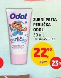 Zubní pasta Perlička Odol