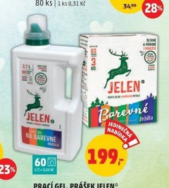 Prací gel / Prášek Jelen