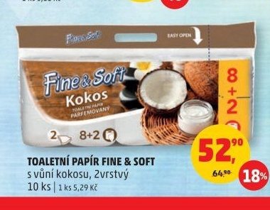Toaletní papír Fine & Soft