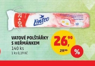 Vatové polštářky s heřmánkem