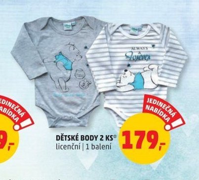 DĚTSKÉ BODY 2 KS