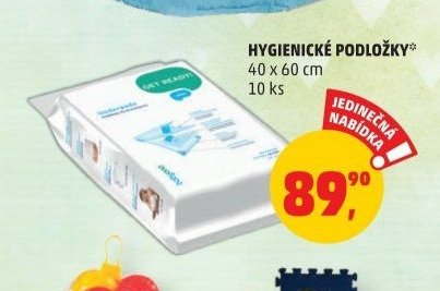 HYGIENICKÉ PODLOŽKY