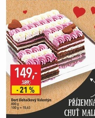 Dort šlehačkový Valentýn