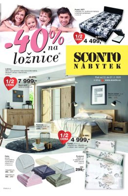 akční leták Sconto nábytek 12.2.2020-27.2.2020