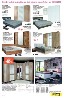 akční leták Sconto nábytek 12.2.2020-27.2.2020
