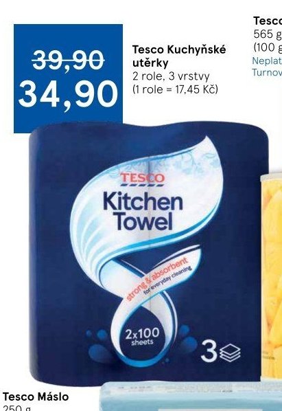 Tesco Kuchyňské utěrky