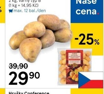 Tesco Brambory pozdní
