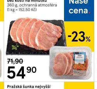 Tesco Vepřové kotlety bez kosti na minutku