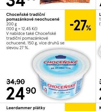 Choceňské tradiční pomazánkové neochucené
