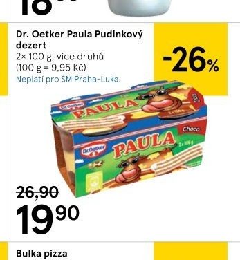 Dr. Oetker Paula Pudinkový dezert