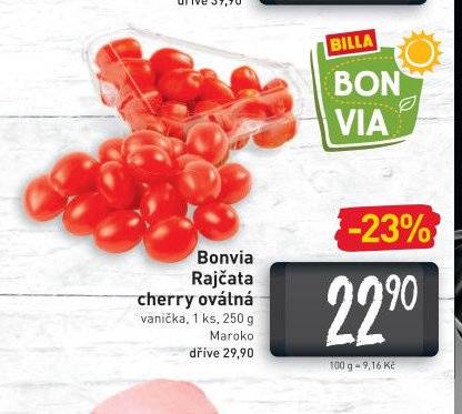 Bonvia Rajčata cherry oválná