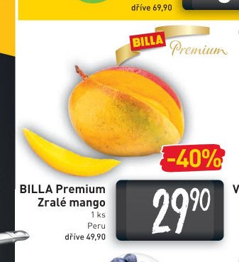 BILLA Premium Zralé mango