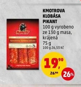KMOTROVA KLOBÁSA PIKANT