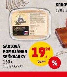 SÁDLOVÁ POMAZÁNKA SE ŠKVARKY