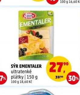 Sýr Ementaler ultratenké plátky 150 g