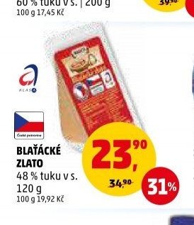 Blaťácké zlato 48 % tuku v s. 120 g