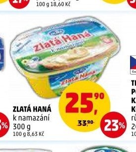 Zlatá Haná k namazání 300 g