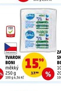 Tvaroh Boni měkký 250 g