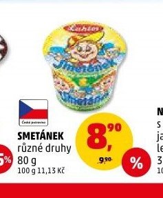 Smetánek různé druhy 80 g