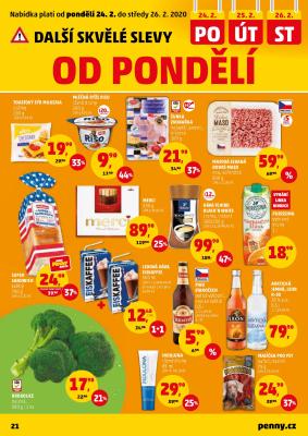 akční leták Penny Market 20.2.2020-26.2.2020