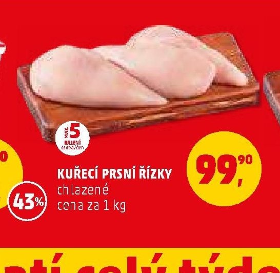 KUŘECÍ PRSNÍ ŘÍZKY
