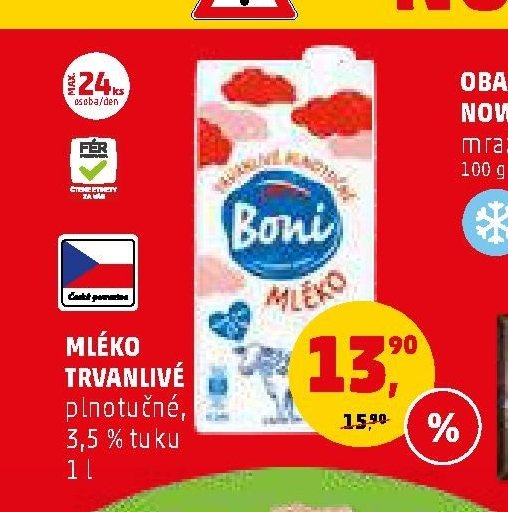 MLÉKO TRVANLIVÉ