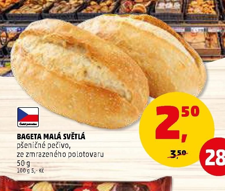 BAGETA MALÁ SVĚTLÁ