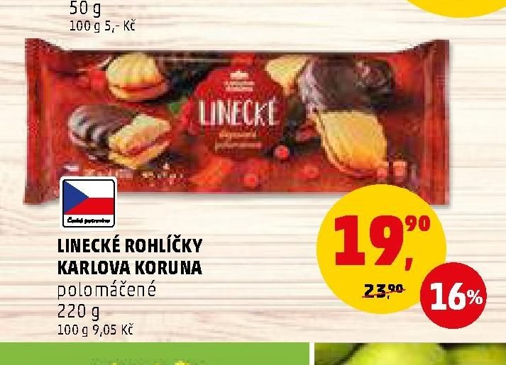 LINECKÉ ROHLÍČKY KARLOVA KORUNA