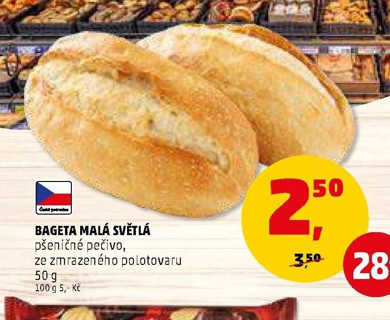 BAGETA MALÁ SVĚTLÁ