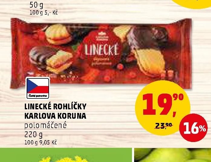LINECKÉ ROHLÍČKY KARLOVA KORUNA
