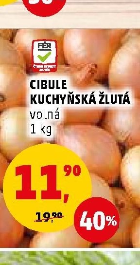 CIBULE KUCHYŇSKÁ ŽLUTÁ
