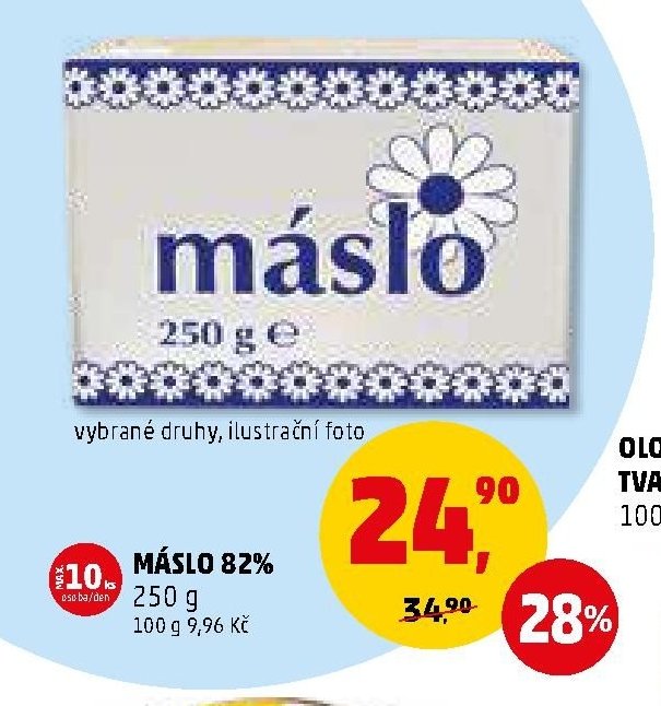 Máslo 82% 250 g