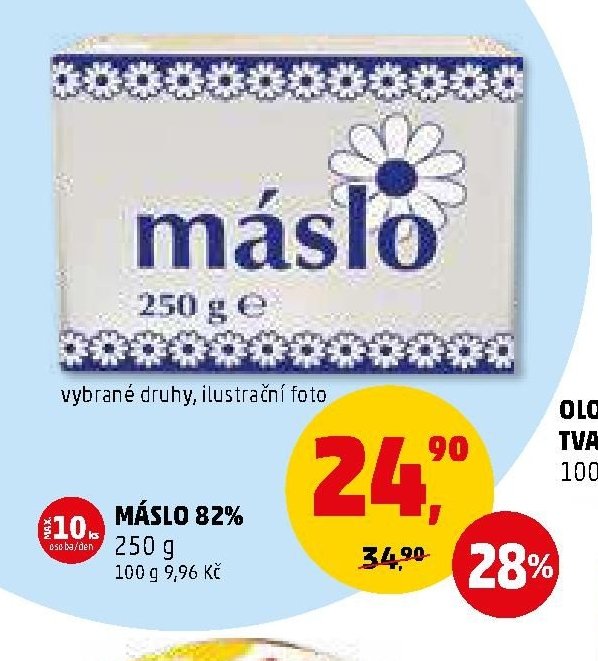 MÁSLO 82% 250 g