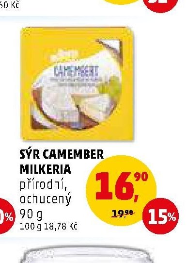 Sýr Camember Milkeria 90 g