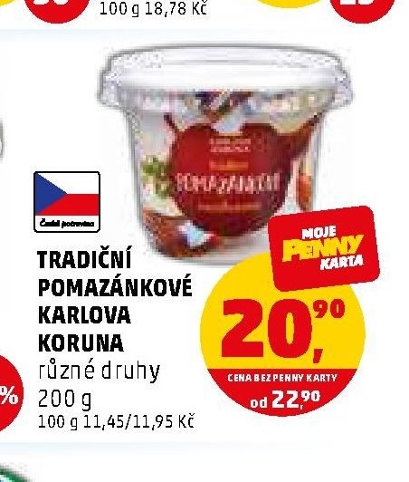 TRADIČNÍ POMAZÁNKOVÉ KARLOVA KORUNA 200 g
