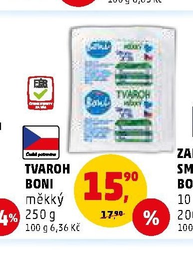 Tvaroh Boni měkký 250 g