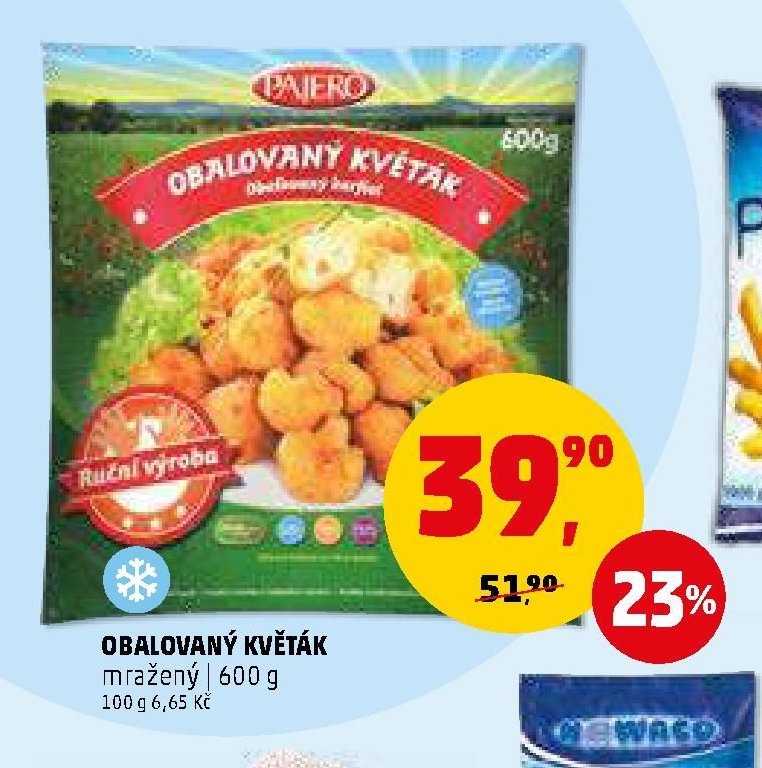 Obalovaný květák mražený 600 g