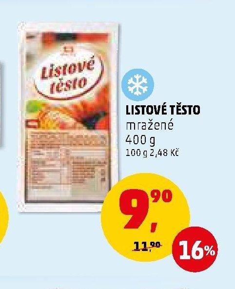 Listové těsto