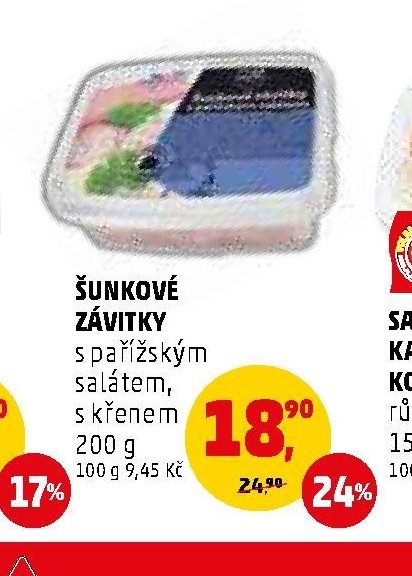 Šunkové závitky