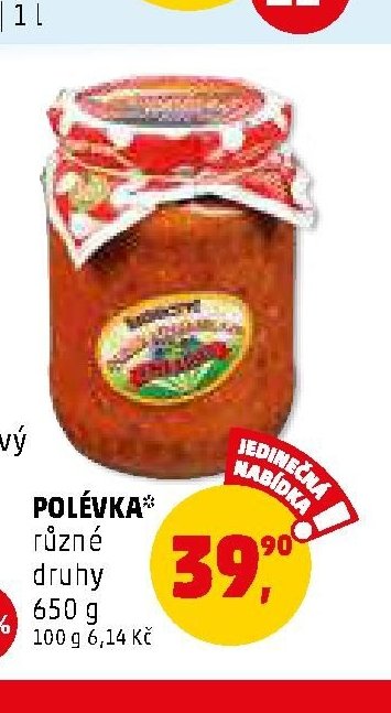 Polévka různé druhy 650 g