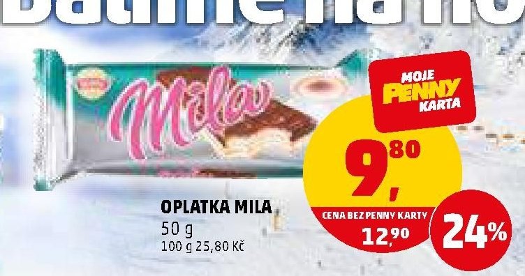 Oplatka Mila 50 g