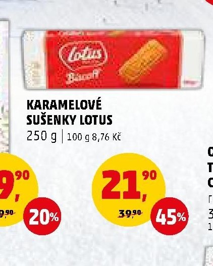 Karamelové sušenky Lotus 250 g